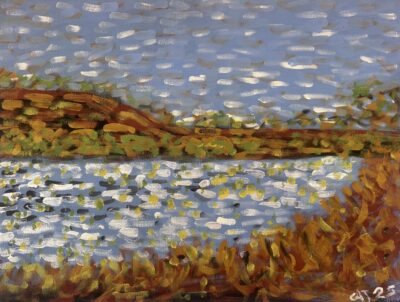 Yellow Water - Painting - Alan Joshua JNR