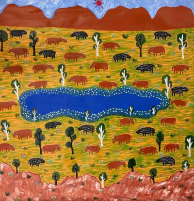 Animal's Country - Painting - Jill Daniels