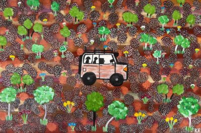 Femili dai out - Painting - Karen Rogers